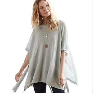 J. Jill Seagrass Knit Tunic Poncho NWT
